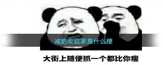 减肥收藏家什么梗 减肥收藏家是什么意思