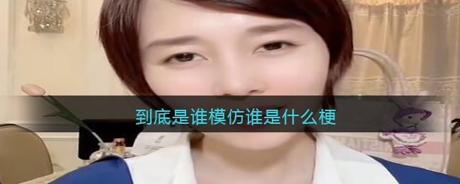 到底是谁模仿谁什么梗 抖阴到底是谁模仿谁是什么意思
