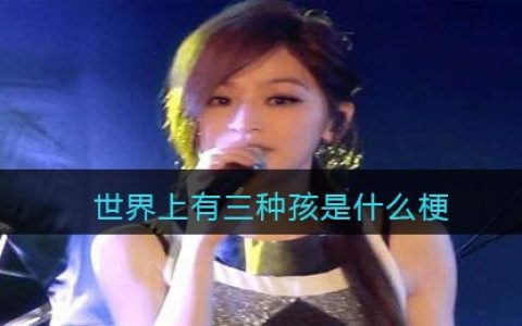 世界上有三种孩是什么梗/意思 世界上有三种孩含义出处