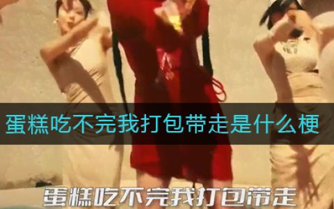 蛋糕吃不完我打包带走是什么梗-蛋糕吃不完我打包带走 我就不给