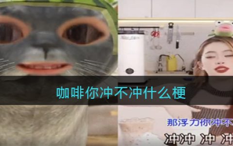 咖啡你冲不冲什么梗-抖阴咖啡你冲不冲是什么意思