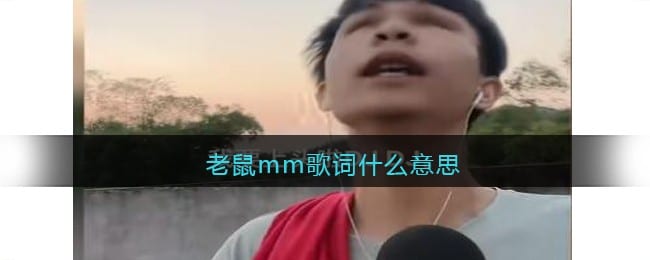 老鼠mm歌词什么意思-抖阴老鼠mm歌词DJ什么意思