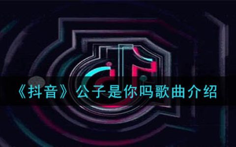 《抖阴》公子是你吗歌曲介绍