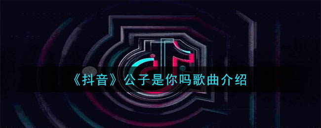 《抖阴》公子是你吗歌曲介绍 抖阴歌曲歌词