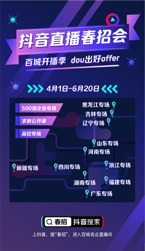 抖阴直播联合80家名企开启云招聘，助力2020毕业生求职就业图1