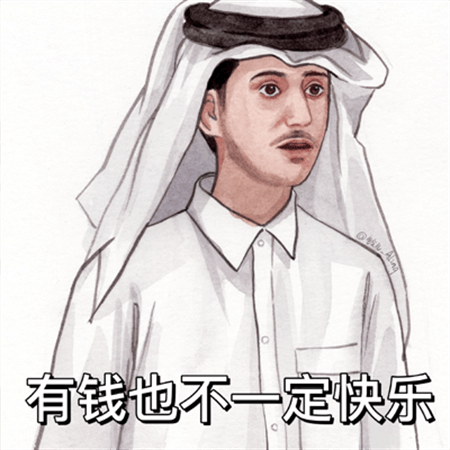 相信未来会拥有王子那样的财富(世界杯卡塔尔王子卡通头像合集)