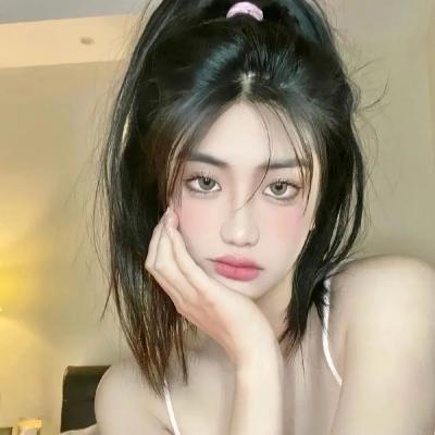 女孩只有快乐运气才会好(长发飘飘的温柔女头很灵动)图3