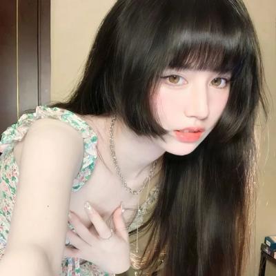女孩只有快乐运气才会好(长发飘飘的温柔女头很灵动)图7
