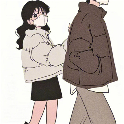 超明显的手绘情头合集(敲赞的抖阴插画情头)图3