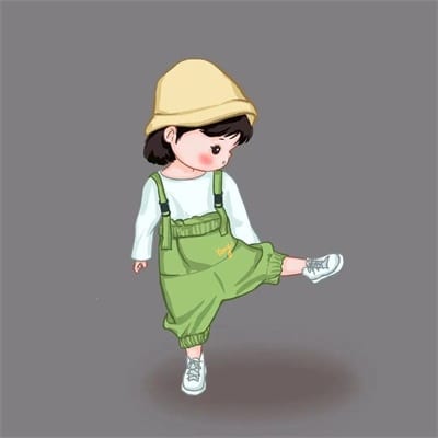 生活喜欢好好过日子的人(卡通情头超萌一男一女高清)