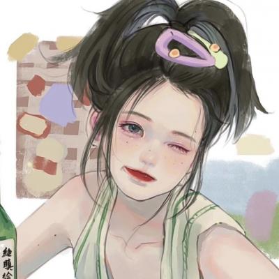 活的太清醒是件不浪漫的事(手绘酷酷的霸气女头最新)图4