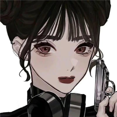 太帅了动漫卡通小众耐看女头(酷酷黑色帅气手绘女头动漫)