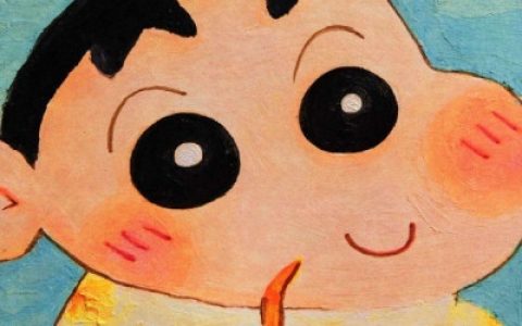 蜡笔小新的抖阴头像可爱幽默(蜡笔小新水彩画恶搞头像)