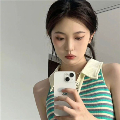 甜美可爱又气质的女头合集(绿色系清纯美女女头合集)图7