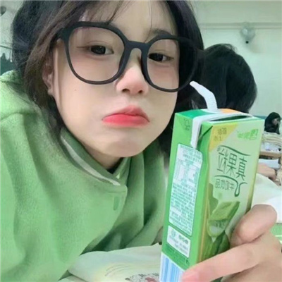 甜美可爱又气质的女头合集(绿色系清纯美女女头合集)图10