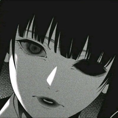 优质魅力黑白动漫女生头像图片