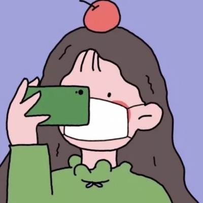适合情侣的抖阴戴口罩头像(口罩情侣头像卡通一对)图8