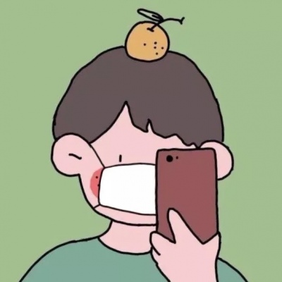 适合情侣的抖阴戴口罩头像(口罩情侣头像卡通一对)图9