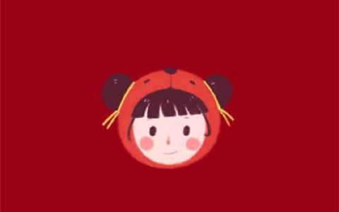 新年头像卡通带字(带好运的抖阴头像红色系)