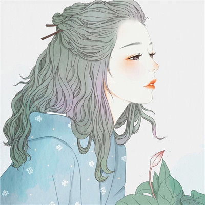 爱情从来都不是一个人的事情(唯美小清新手绘女生头像)图8 爱情从来都不是一个人的事情(唯美小清新手绘女生头像)图8