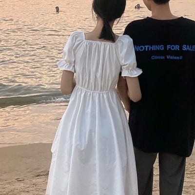爱你的人会想尽一切办法去爱你(情头像情侣双人一人一张背影ins风)