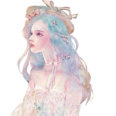 你教会我什么是失眠还是沉默(浪漫唯美素描女生头像)图5