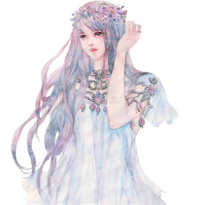 你教会我什么是失眠还是沉默(浪漫唯美素描女生头像)图11