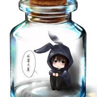 瓶子里的小世界(手绘Q版二次元人物头像)