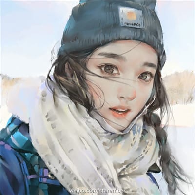 成年以后或许连爱都是奢侈(唯美复古素描女生头像高清图)