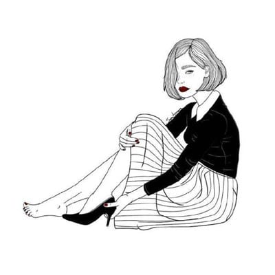 找什么都好千万别找依靠(女生头像素描头像简单好看)
