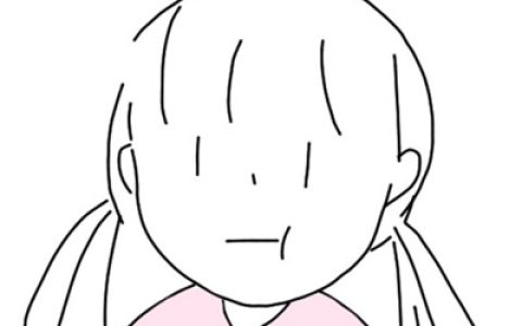 相视无言却心似明镜(素描简笔画简单女生漫画头像高清)