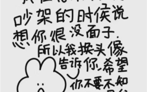 理理我对不起我错了(一组吵架道歉专用文字头像)