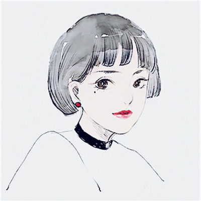实在不喜欢高自标置的人(意境简单清晰头像素描精选)图