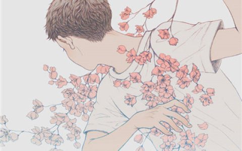 心中藏恶鬼眼中无良人(花与人彩色手绘头像唯美伤感)
