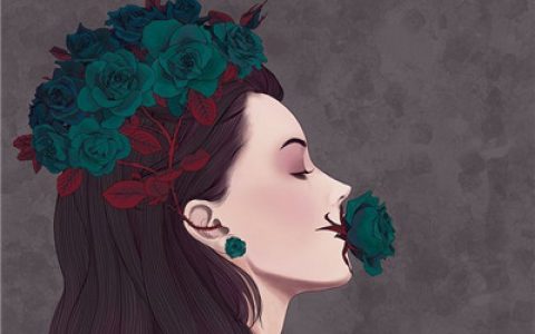 与其抱歉还不如抱我(小清新女生插画QQ头像高清)