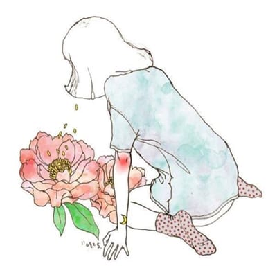 希望你好不要感冒不要焦躁(素描头像女生手绘高冷森系)