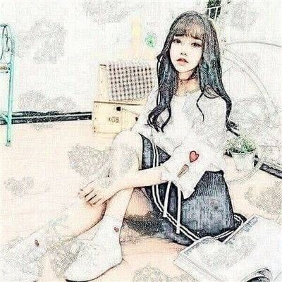 思虑太多会失去做人的乐趣(抖阴唯美头像女生小清新手绘素描图片)