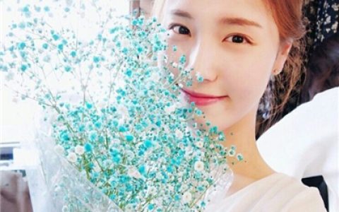 安静就好何必自寻烦恼(女生手捧满天星头像唯美漂亮)