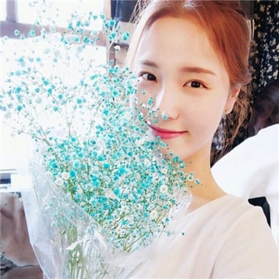 安静就好何必自寻烦恼(女生手捧满天星头像唯美漂亮)