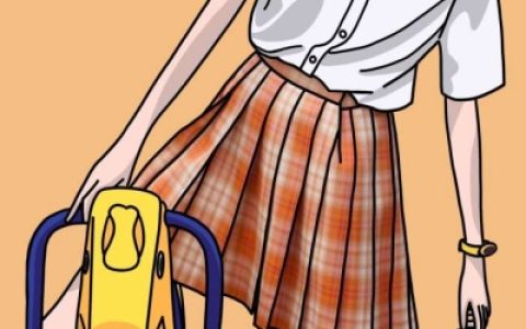 一个傻傻的爱笑女孩(女生手绘头像简约可爱温柔)