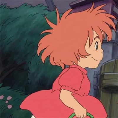 抖阴波妞宗介情头高清(波妞宗介一左一右情侣头像)