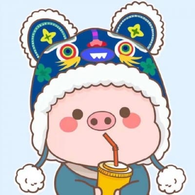 对风说故事对酒聊心事(猪年卡通情侣头像两张一左一右)