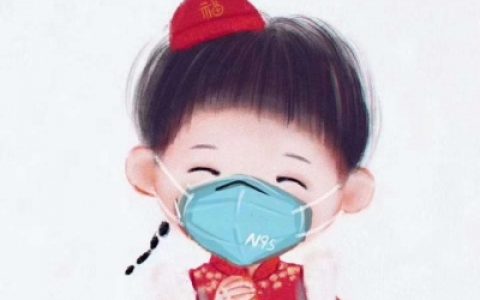 最新扣扣戴口罩卡通头像(戴口罩抖阴头像可爱合集)