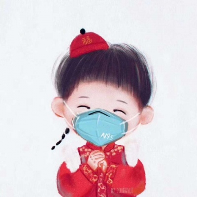 最新扣扣戴口罩卡通头像(戴口罩抖阴头像可爱合集)