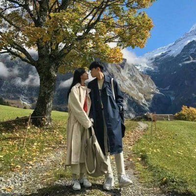 高调秀恩爱情侣头像大全一男一女(甜蜜霸气情侣头像一对两张)