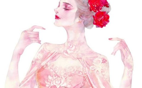 不是不爱只是不够爱(意境唯美美女抖阴素描头像)