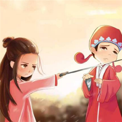 至尊宝紫霞仙子情侣头像七夕专属(抖阴最火的七夕情侣头像最新版)图2