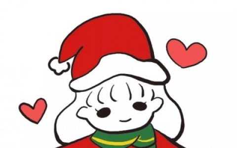 戴小红帽可爱圣诞节头像大全(圣诞小红帽情侣头像)