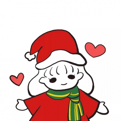 戴小红帽可爱圣诞节头像大全(圣诞小红帽情侣头像)