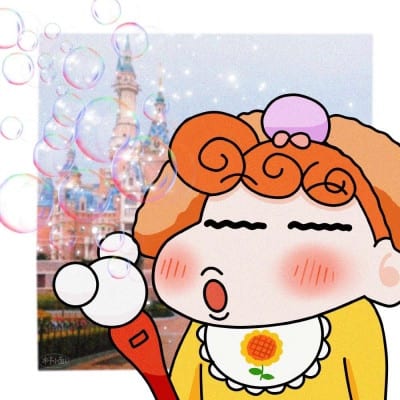 可爱的蜡笔小新CP情侣头像图片